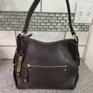 Cole Haan Dark Brown Leather Shoulder Bag